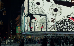 Animated project in Times Square. Photo: madebyjohnson.co.nz