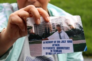 BLURRING REALITY: Sara protests for the loss of youth. Photo: Tamara Thorn/Sharnae Hope