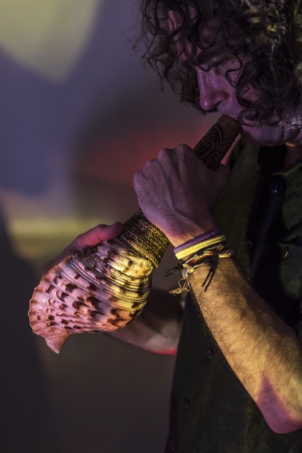 SOUND OF NATURE: Rob Thorne plays a classical Māori instrument. Photo: Supplied