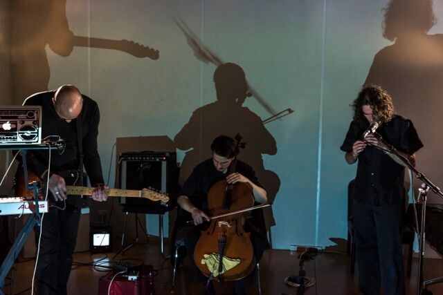 FINE TUNING: The Unseen Mechanised Eye have little time for fine tuning at their only rehearsal for Hamilton Fringe Festival. Photo: Supplied.