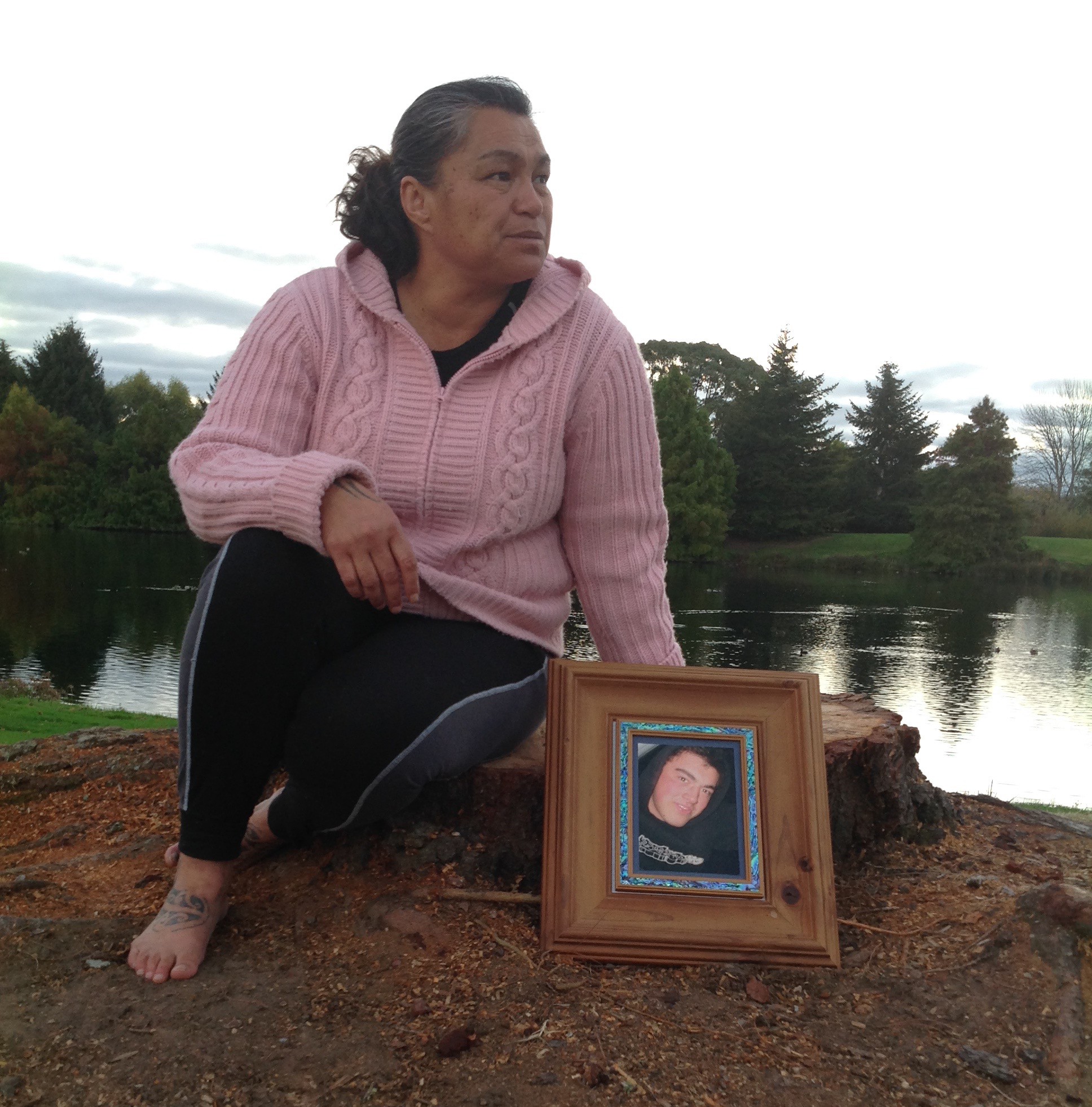 Launa-Anne Smith remembers her son Lani-Kohurangi Gore. 