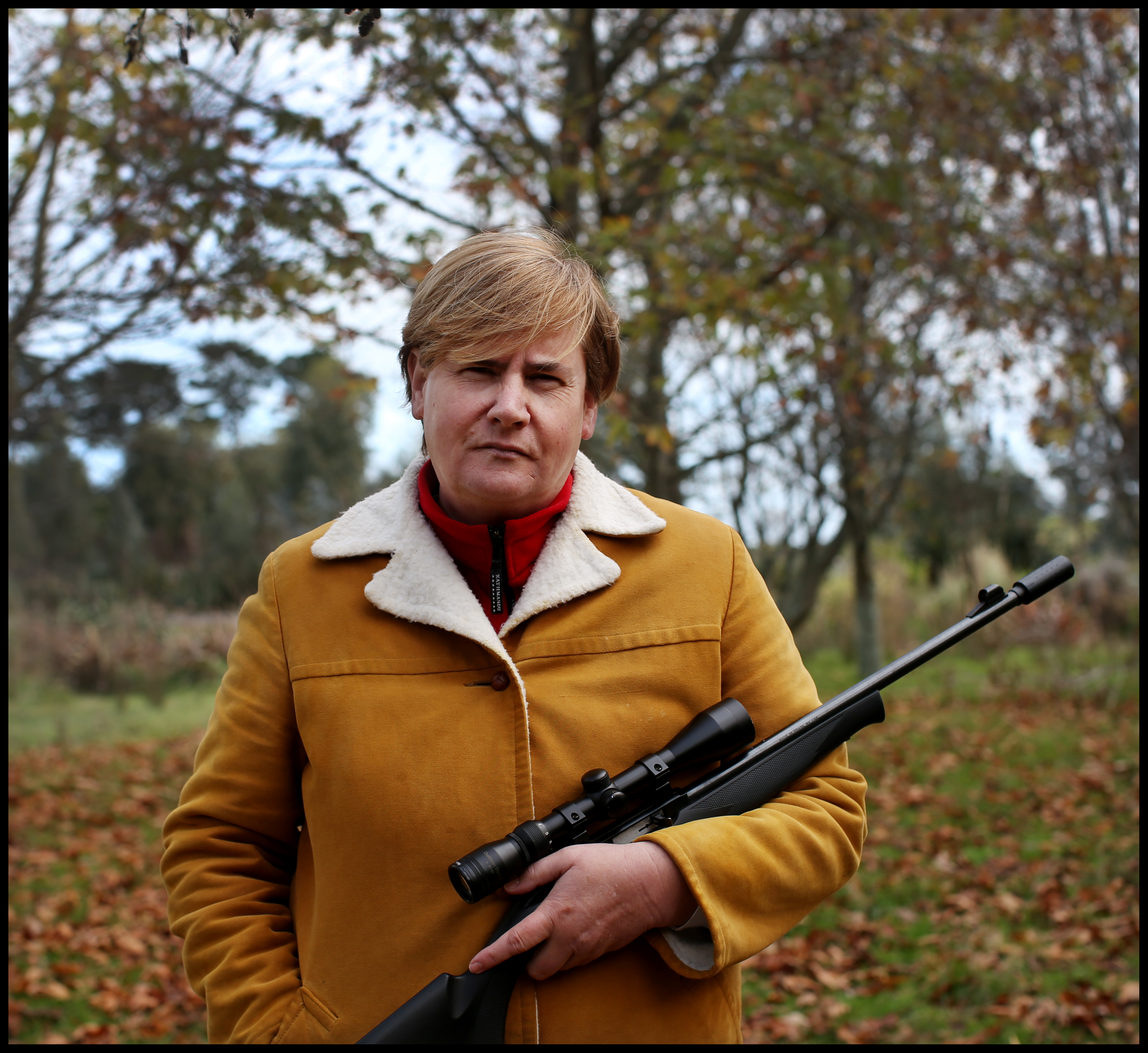 05-07-16 News Photo; David White/Fairfax. Rachel Stewart, Award winning columnist, photographed on her property near Whanganui