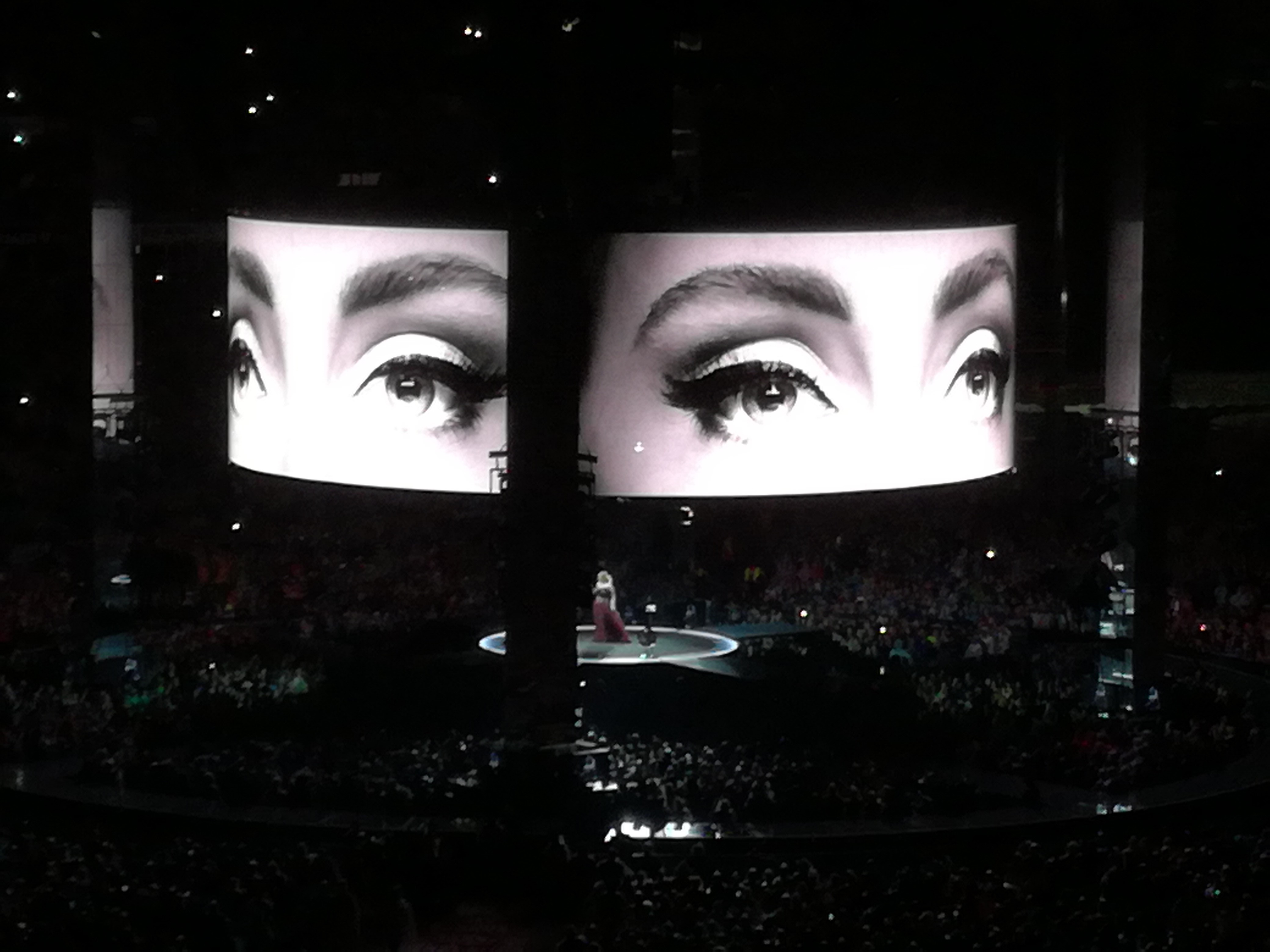 Adele performs Hello at last concert in New Zealand. Photo: Emelyn Mchardy